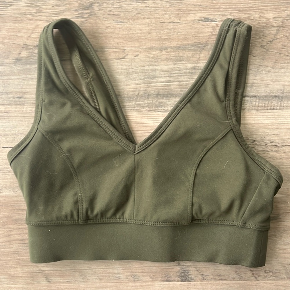 All In Motion sage green sports bra